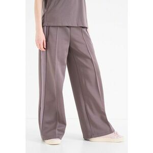 Pantaloni de trening din amestec de bumbac cu croiala ampla - Violet prafuit imagine