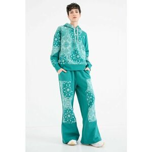 Bluza de trening cu model cu stele cazatoare pentru baschet - Alb/Verde imagine
