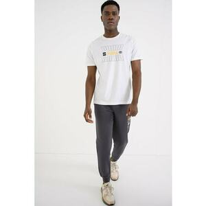 Men - Tricou cu imprimeu logo Ess Lab Holiday - Alb imagine