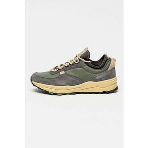 Pantofi sport cu garnituri de piele Vortec - Verde pal/Gri inchis imagine