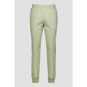 Pantaloni de trening conici cu benzi logo laterale - Kaki inchis/Verde sparanghel imagine