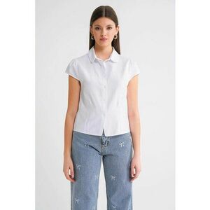 Camasa dama Slim Fit alb - Alb imagine