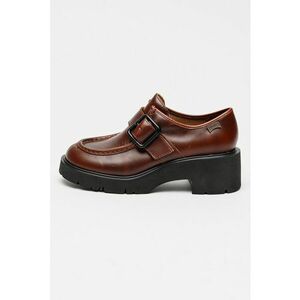 Pantofi din piele cu toc masiv Milah - Maro cognac imagine