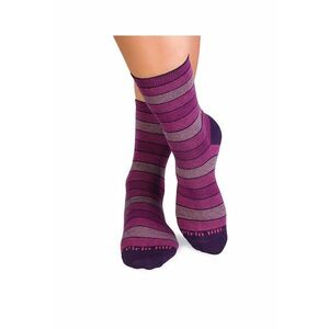 Sosete bumbac organic cu dungi 98% Cotton Rich Roz imagine