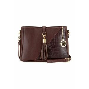 Geanta crossbody de piele Durazzo - Maro cognac imagine