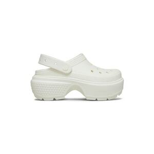Saboti demi-wedge unisex Stomp - Alb fildes imagine