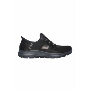 Pantofi slip-ins de plasa - Negru imagine