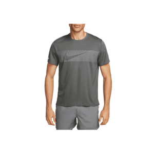 Tricou alergare barbati Miler Flash Dri-FIT SS 2024 - Gri imagine