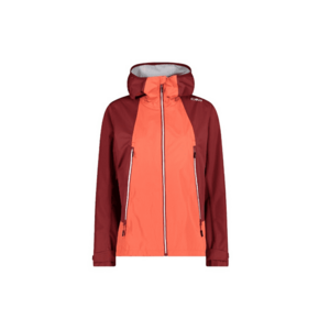 Jacheta impermeabila dama Unlimitech 2.5-layer 32Z5066 - Rosu/Portocaliu imagine