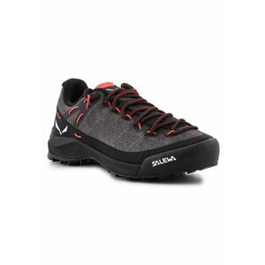 Pantofi cu garnituri din material sintetic pentru trekking si drumetii Wildfire - Negru/Gri imagine