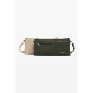 Geanta baguette de piele ecologica - Bej imagine