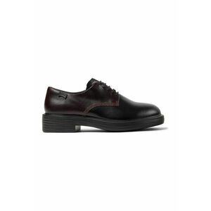 Pantofi Oxford de piele Dean - Maro cognac/Negru imagine