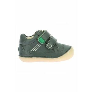 Pantofi de piele cu cusaturi contrastante - Verde sparanghel imagine