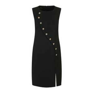 Rochie cambrata cu nasturi decorativi imagine