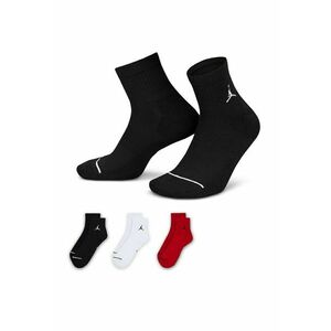 Set de sosete unisex pentru baschet - 3 perechi - Rosu/Alb/Negru imagine