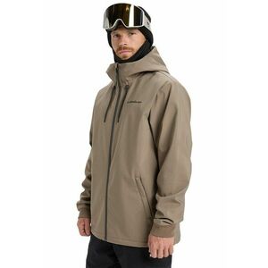 Geaca cu gluga pentru ski Live for the dream - Maro taupe imagine