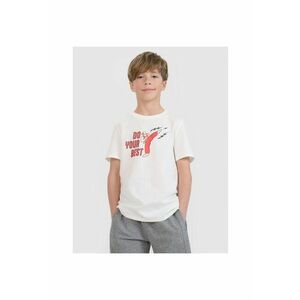 Tricou pentru copii - alb - bumbac imagine