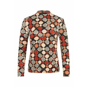 Bluza din amestec de lyocell - cu imprimeu geometric imagine