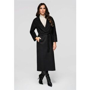 Palton lung elegant OW-COLC-0109 - Negru imagine