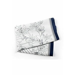Esarfa cu model geometric si floral imagine