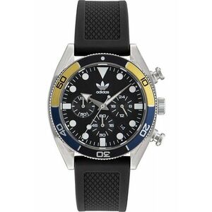 Ceas barbatesc - inox/silicon - 41 mm - rezistenta apa 5 ATM - negru imagine