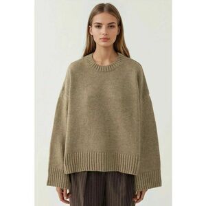 Pulover dama - gros - extra moale - Natural imagine