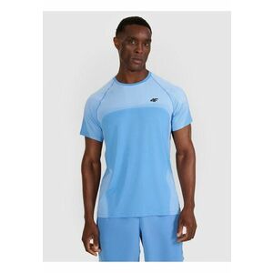 Tricou antrenament albastru - poliester - Albastru imagine