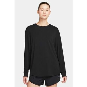 Bluza relaxed fit cu maneci lungi si tehnologie Dri-Fit One - Negru imagine
