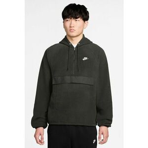 Hanorac din material fleece cu maneci raglan Club - Alb/Verde inchis imagine