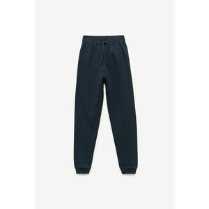 Pantaloni de trening cu snur de ajustare in talie - Bleumarin imagine