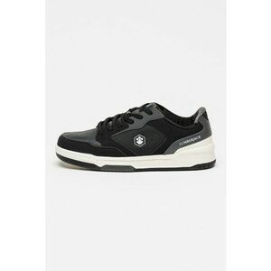 Pantofi sport cu insertii de plasa - Negru imagine
