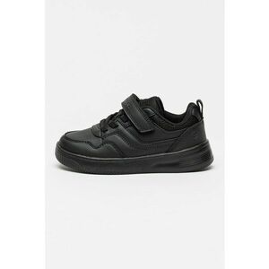 Pantofi sport de piele - cu velcro si insertii de plasa imagine