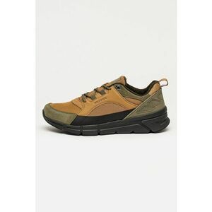 Pantofi sport cu garnituri din piele Moder Comfort Run - Maro/Kaki imagine