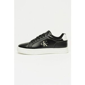 Pantofi sport din piele si piele ecologica cu detaliu logo Classic - Negru stins imagine