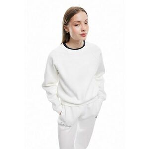 Bluza de trening cu maneci raglan - Alb imagine
