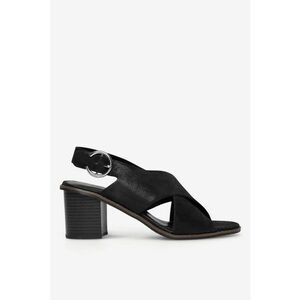 Sandale dama 5905588591757 - Piele naturala - Maro - Maro imagine