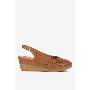 Sandale dama 5905588639671 - Piele naturala - Maro - Maro imagine