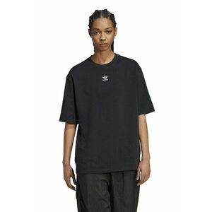 Tricou supradimensionat cu logo pe piept Essentials - Alb/Negru stins imagine