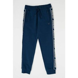 Pantaloni de trening cu benzi logo laterale - Bleumarin imagine