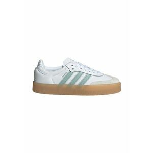 Pantofi sport Sambae din piele intoarsa si piele - Alb/Verde menta imagine