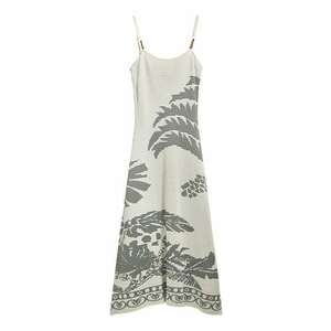 Rochie de vara dama 25SWVF11 - Viscoza/Poliamida - Bej - Bej imagine