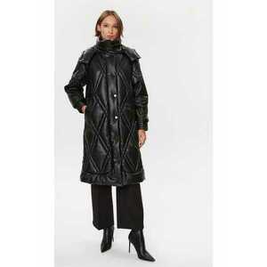 Geaca lunga - captusita din piele ecologica imagine