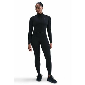 Bluza crop pentru antrenament One - Negru imagine