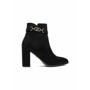 Botine dama CEO-ZAINA-01 - negru - cu fermoar - tesatura imagine