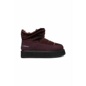 Cizme dama slip-on - benzi elastice - maro - material textil imagine
