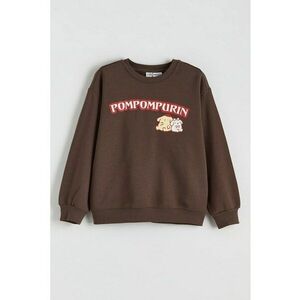 Bluza de trening cu imprimeu Pompompurin - Rosu/Maro inchis imagine