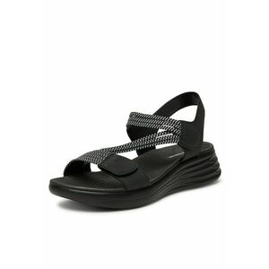 Sandale dama tesatura - negru imagine