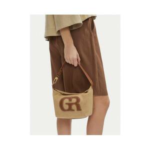 Geanta dama bej - din material textil imagine