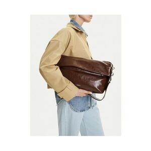 Geanta dama model C-JEN-S-001-08 - culoare brown - material textil imagine