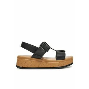 Sandale dama - ARC-4883-17 - negru - piele naturala imagine